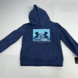 Under Armour Boys' Blue Hoodie – Size 4 – New
